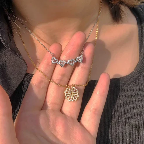 Lindo collar de corazón