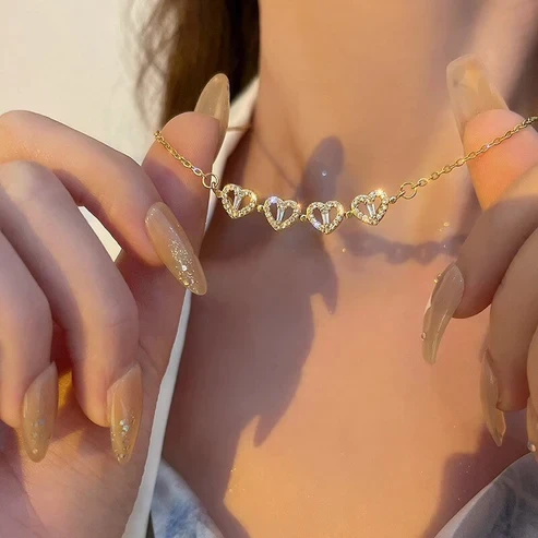 Lindo collar de corazón