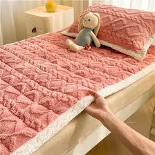 Funda de colchón de tafetán de color liso