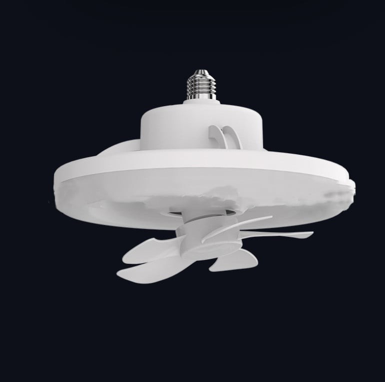 Luz de ventilador con cabezal oscilante LED