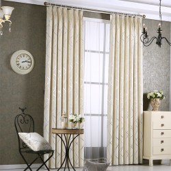 Cortinas opacas de chenilla de lujo modernas