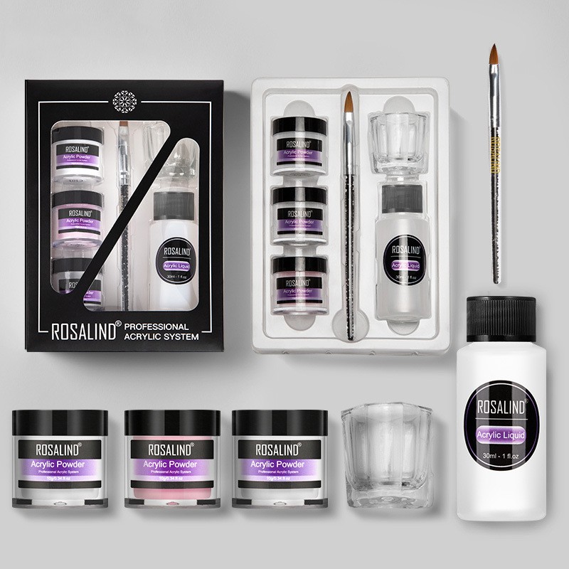 Kit de sistema de uñas acrílicas profesionales