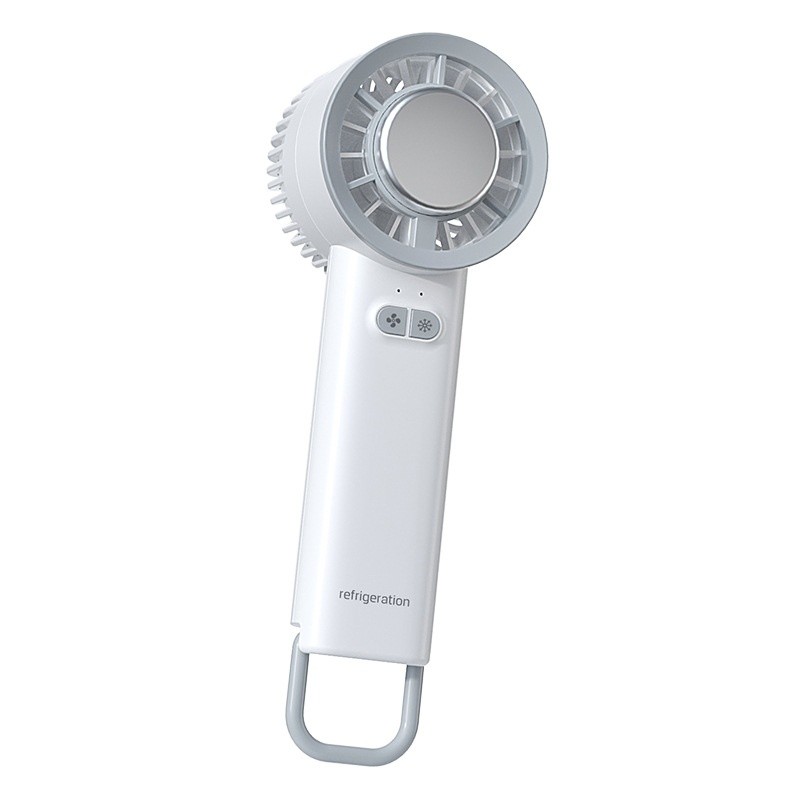 Ventilador turbo portátil de semiconductores con refrigeración por hielo
