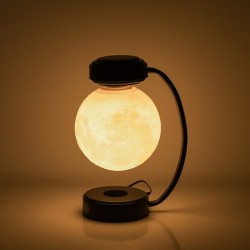 Esfera de luz de luna levitando