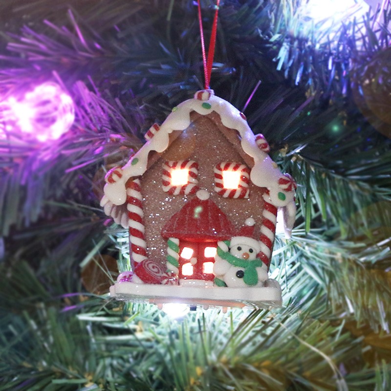 Adorno navideño de arcilla luminosa con LED GlowHome