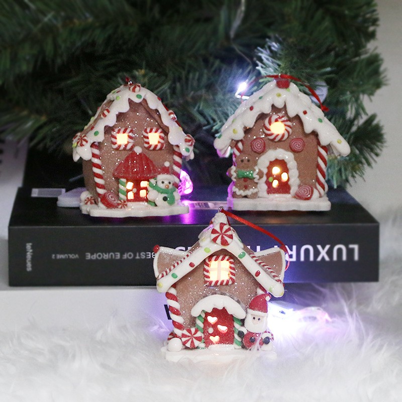Adorno navideño de arcilla luminosa con LED GlowHome