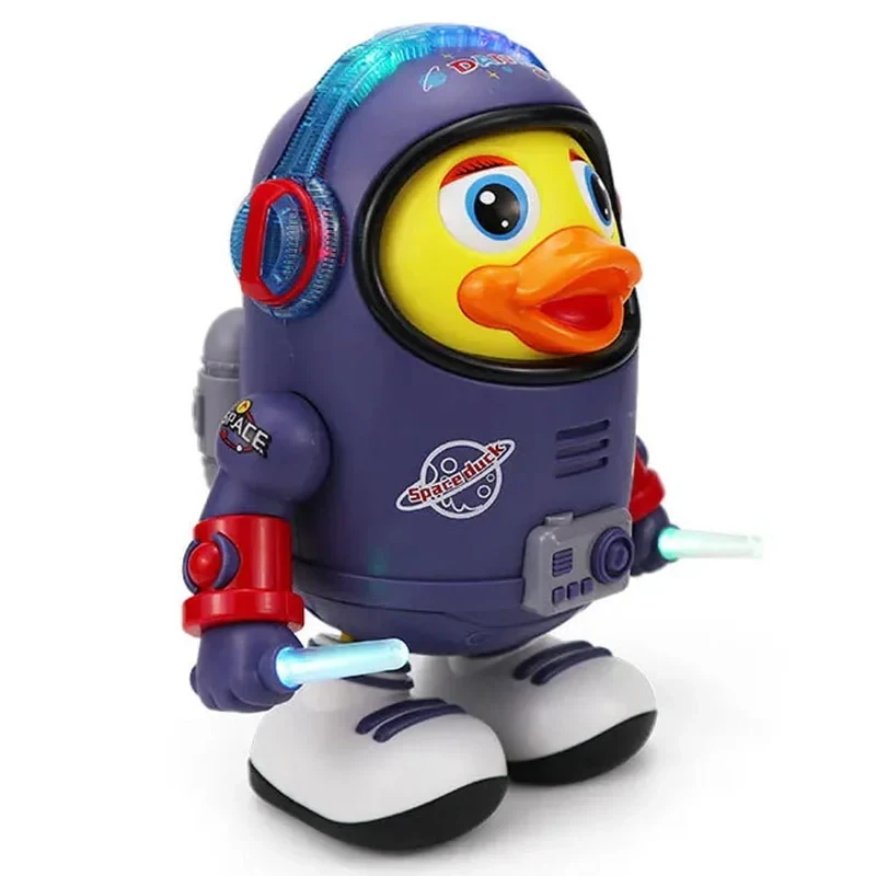 Juguete de pato espacial bailarín