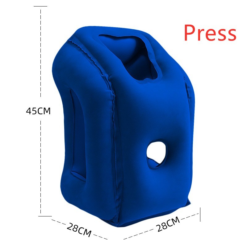 La mejor almohada de viaje inflable para un soporte de 360 grados para el cuello, la barbilla y la cabeza.