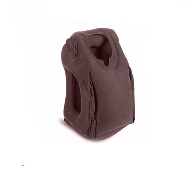 La mejor almohada de viaje inflable para un soporte de 360 grados para el cuello, la barbilla y la cabeza.