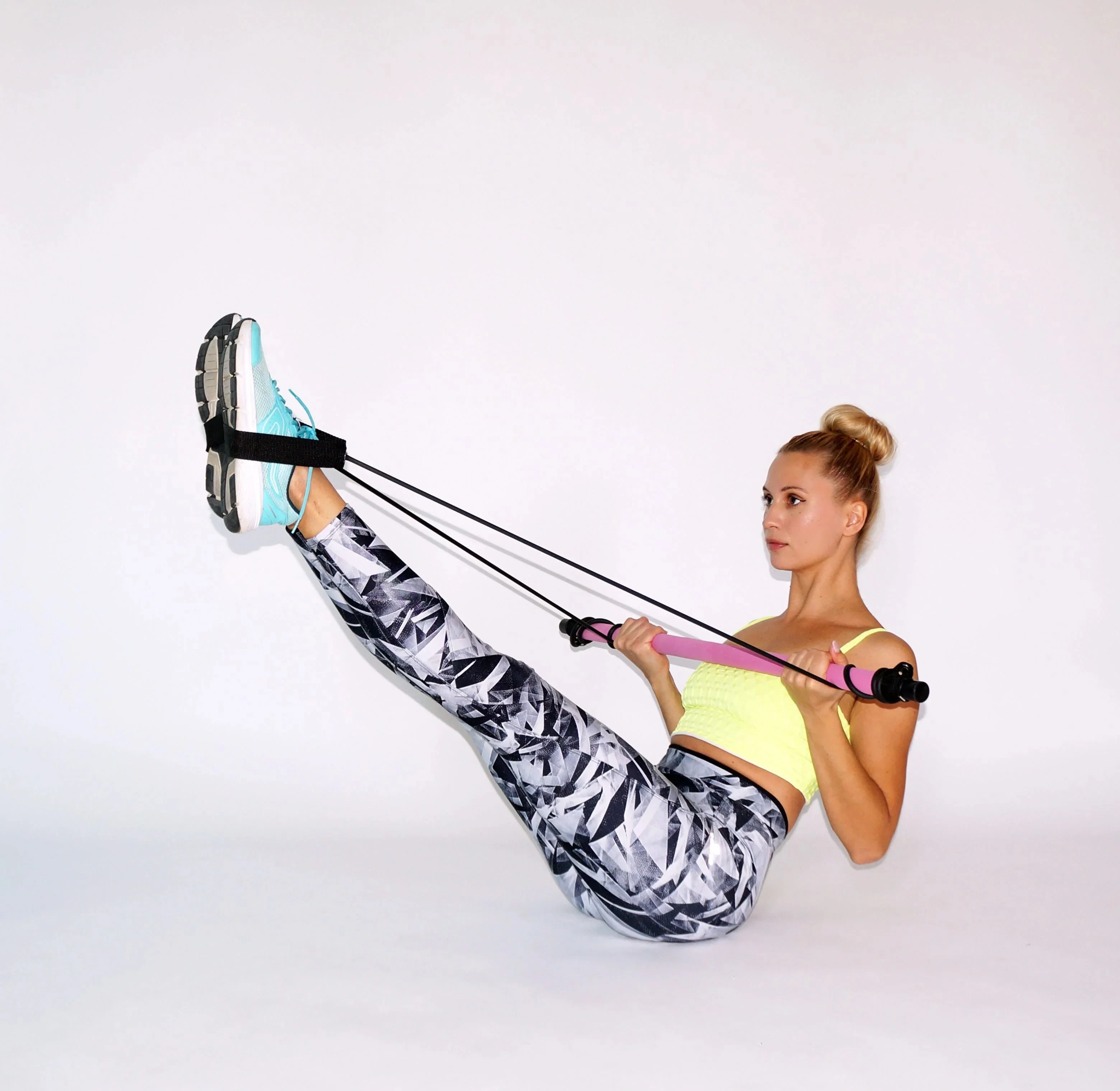 Barra de Pilates Fusion estirada