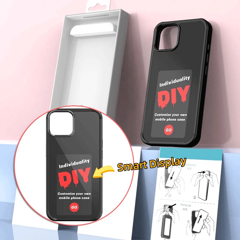 Funda de teléfono personalizada con tinta electrónica