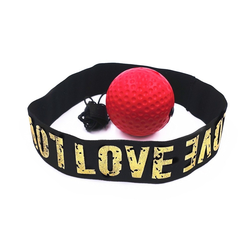 Diadema con pelota de reflejos de boxeo