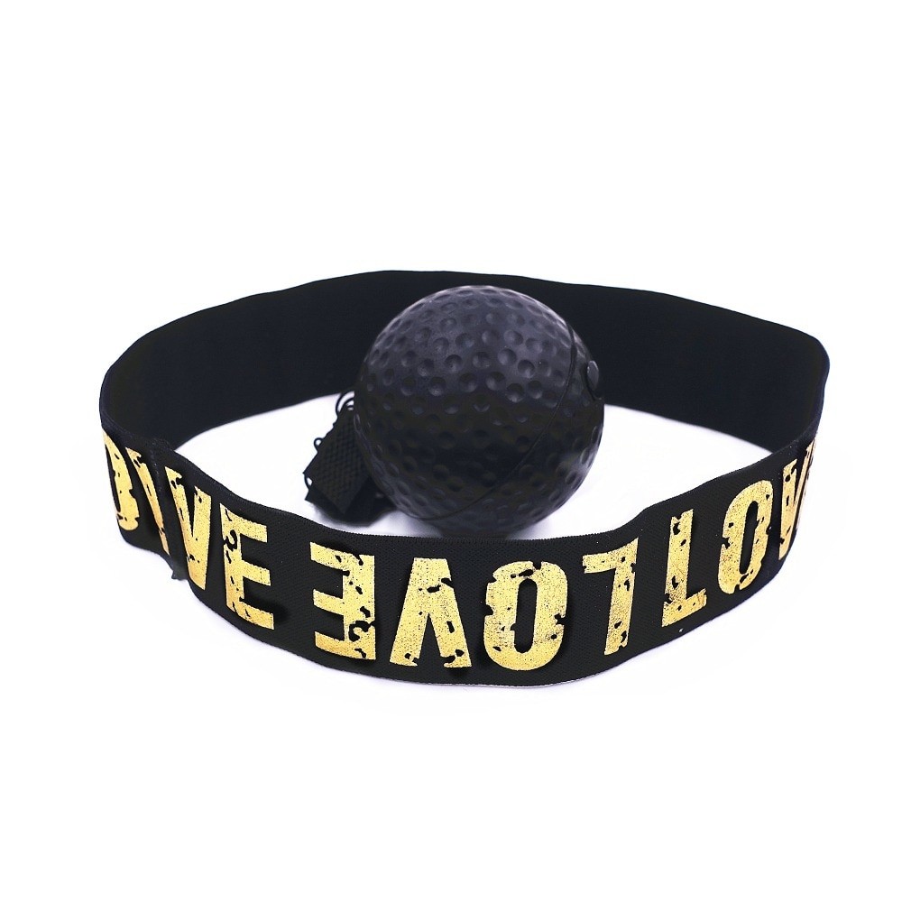 Diadema con pelota de reflejos de boxeo
