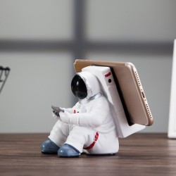 Adorable soporte para teléfono móvil con diseño de astronauta