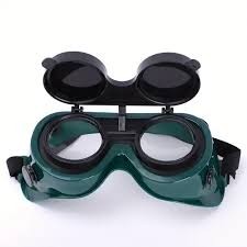 Gafas de gas para soldar de doble volteo