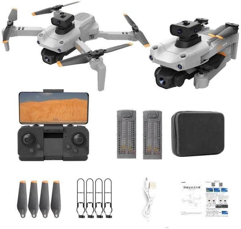 Dron, G5, cámara dual 4K, evitación de obstáculos, con 2 baterías.