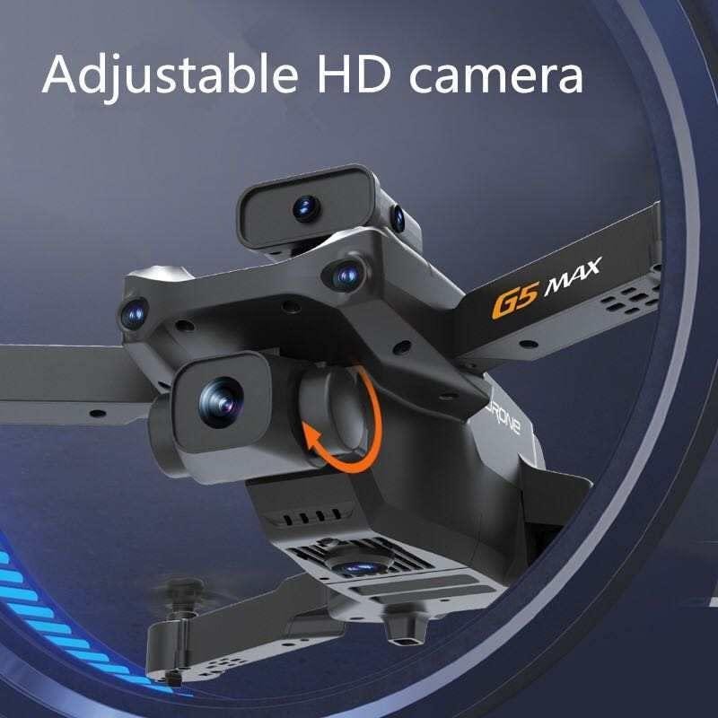 Dron, G5, cámara dual 4K, evitación de obstáculos, con 2 baterías.