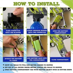 Pistola de juguete eléctrica Gel Blaster Mini M416