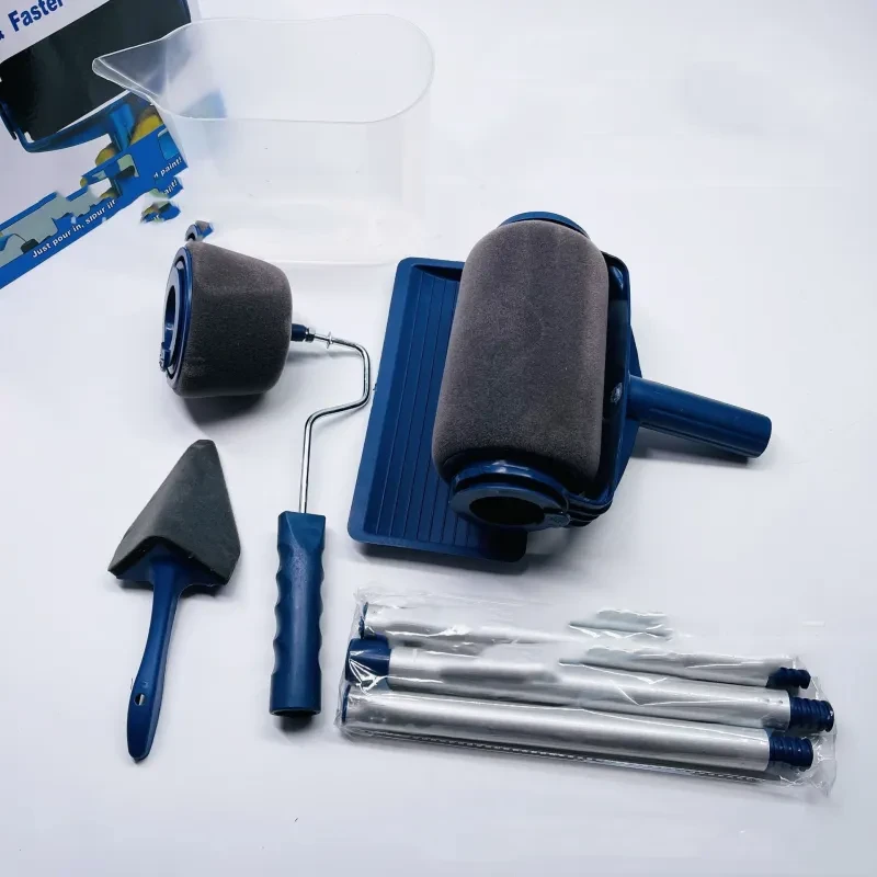 Herramienta de mango para pintar con pincel y rodillo de pintura