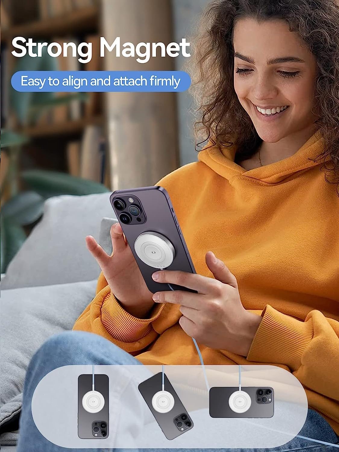 Cargador inalámbrico 3 en 1 para teléfono, Apple Watch y Airpods