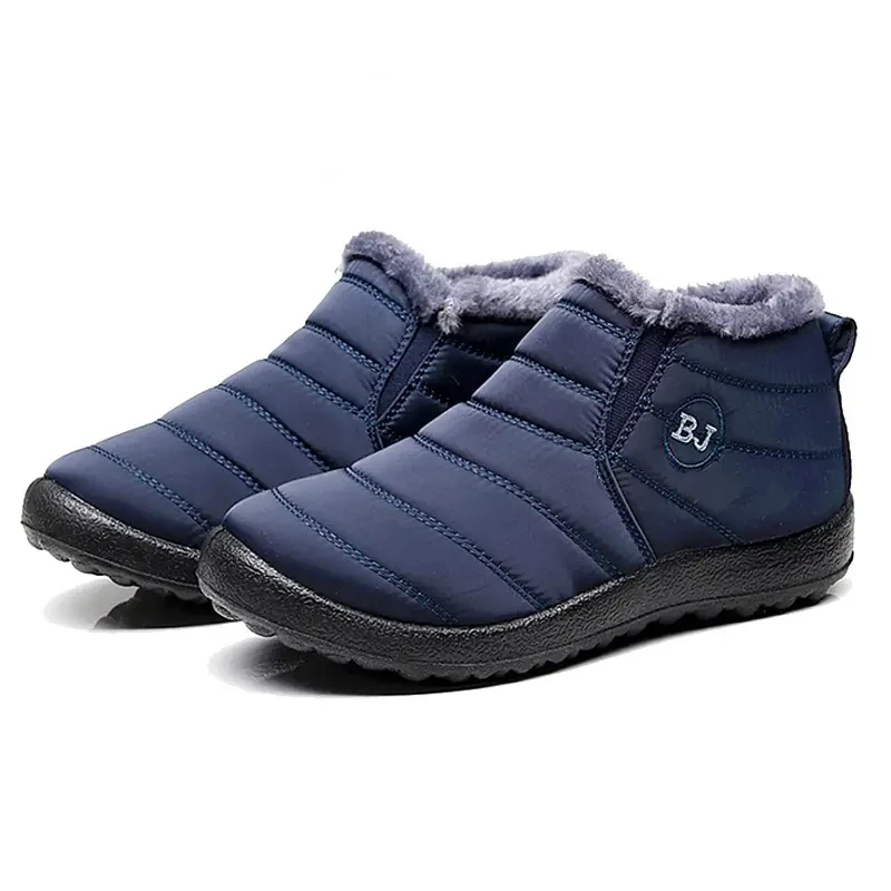 Botas de nieve cálidas y antideslizantes para mujer