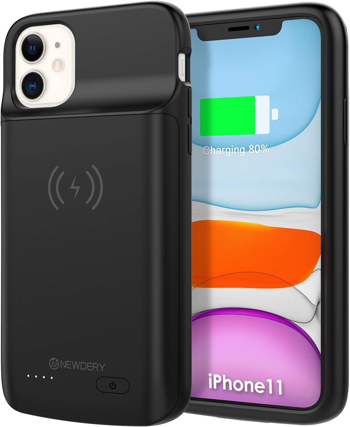 Funda con batería para iPhone 11 Pro Max, 5000 mAh