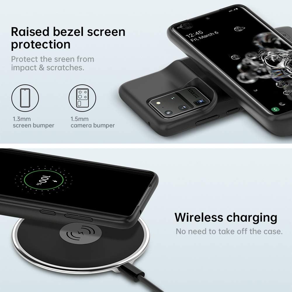 Funda con batería para Samsung S20+, 6000 mAh, nueva