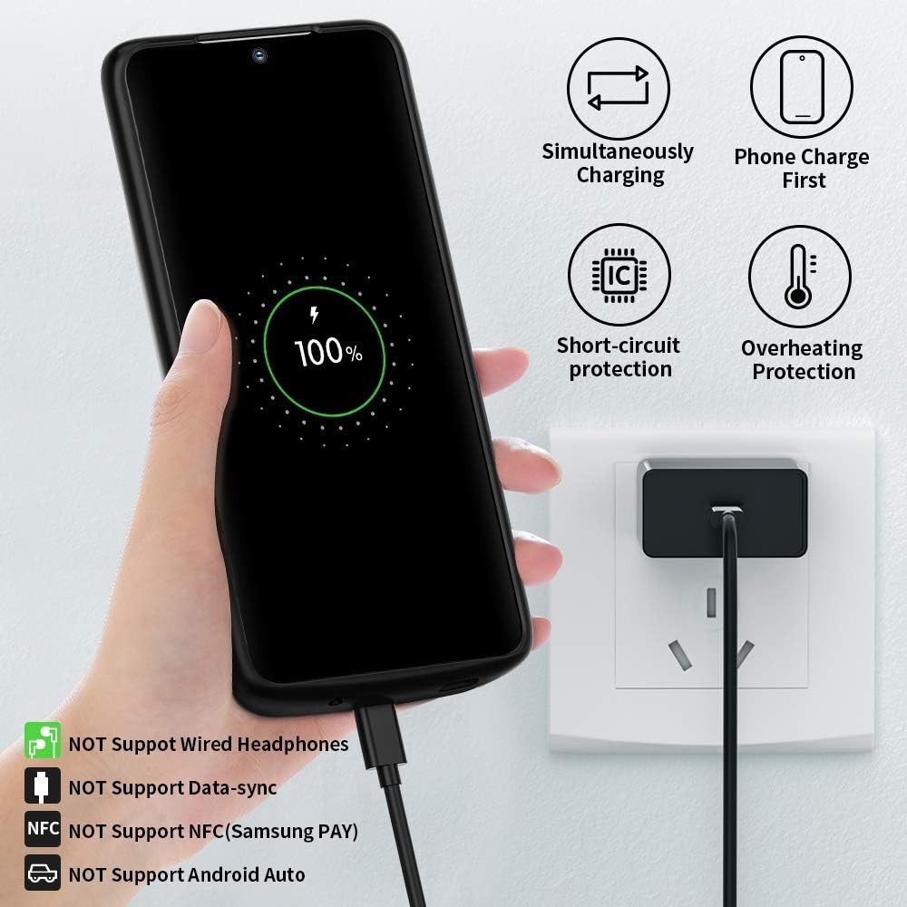 Funda con batería para Samsung S20+, 6000 mAh, nueva