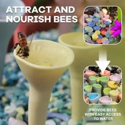 Vaso para beber con forma de abeja e insecto - UN JUEGO