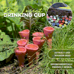 Vaso para beber con forma de abeja e insecto (paquete de 5)