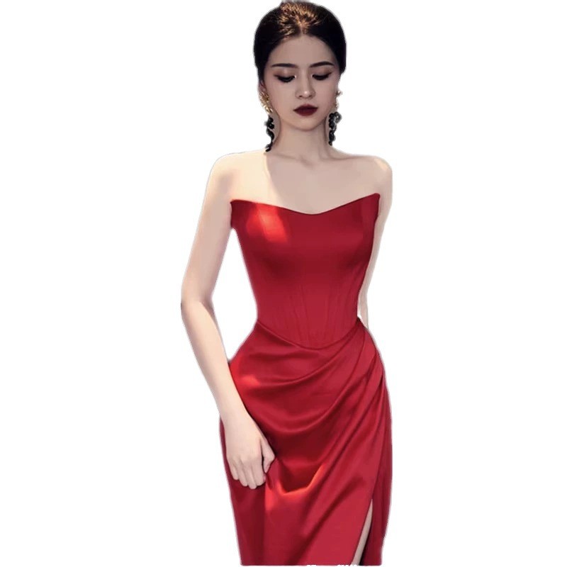 Novia de moda Vino tinto Compromiso Boda