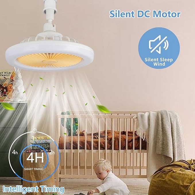Ventilador multifunción LED con luz