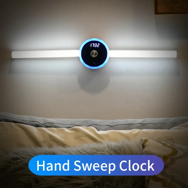 Reloj con luz y sensor de temporización para gabinete inteligente