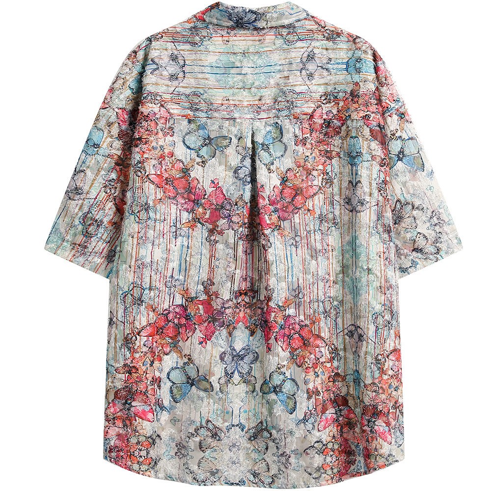 Camisa de verano con estampado completo