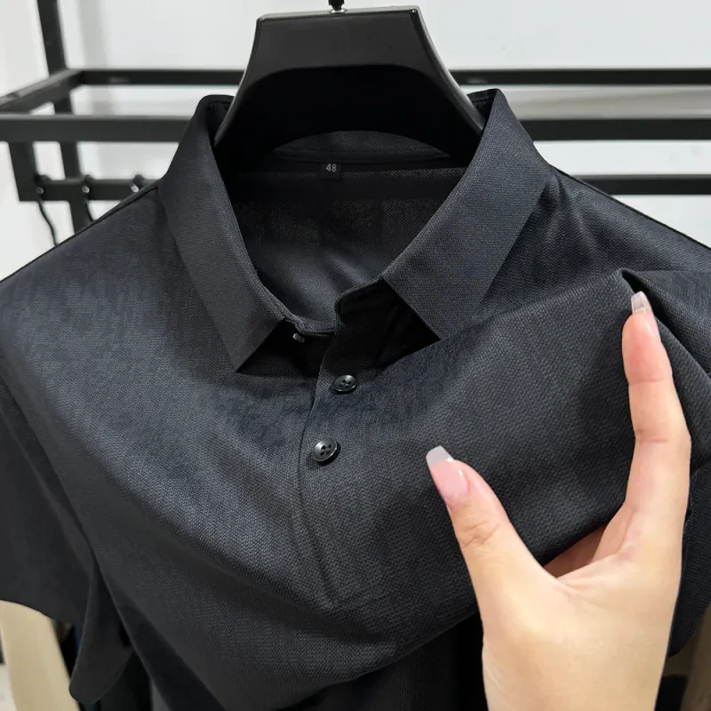 Camiseta transpirable informal de negocios para hombre