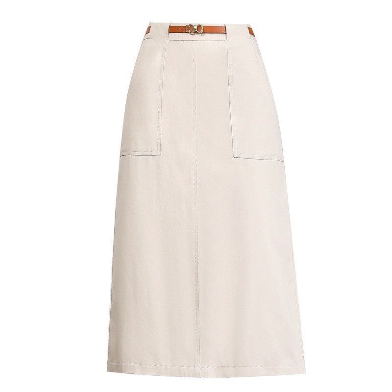 Falda midi profesional para mujer