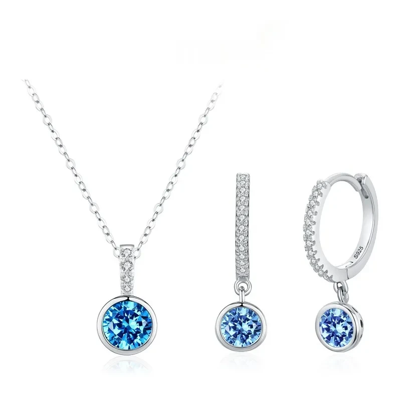 Collar de pendientes de diamantes