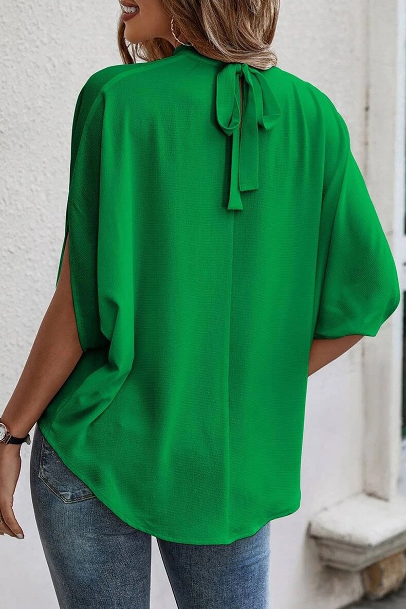 Camiseta tipo jersey para mujer