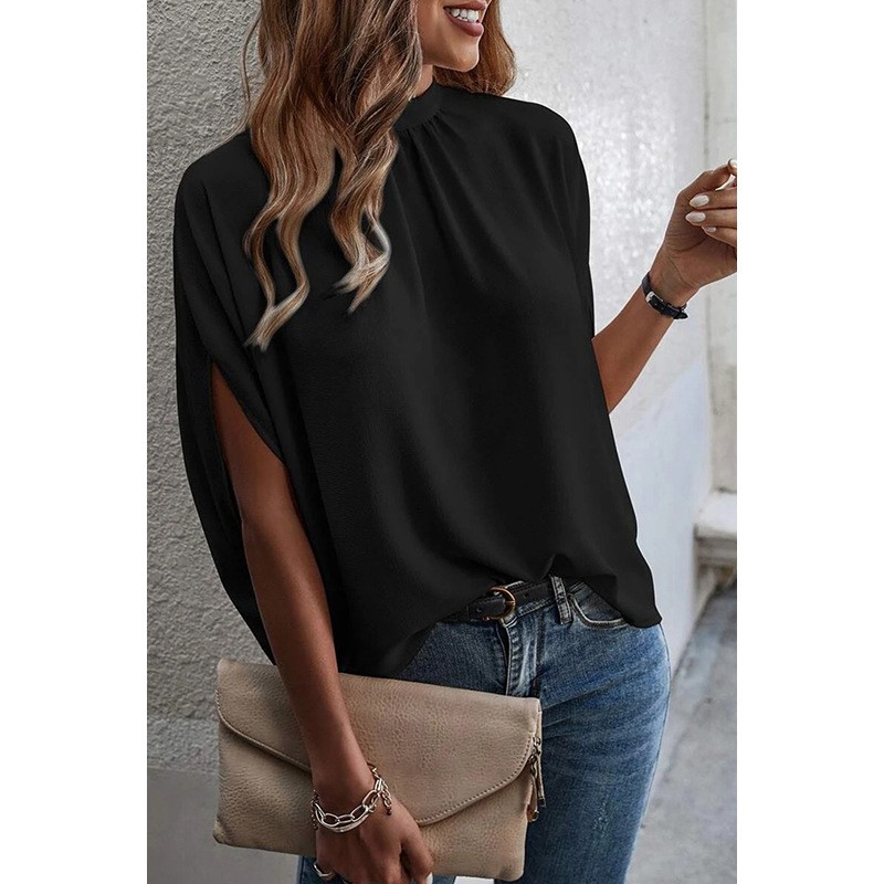 Camiseta tipo jersey para mujer