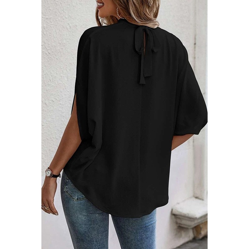 Camiseta tipo jersey para mujer