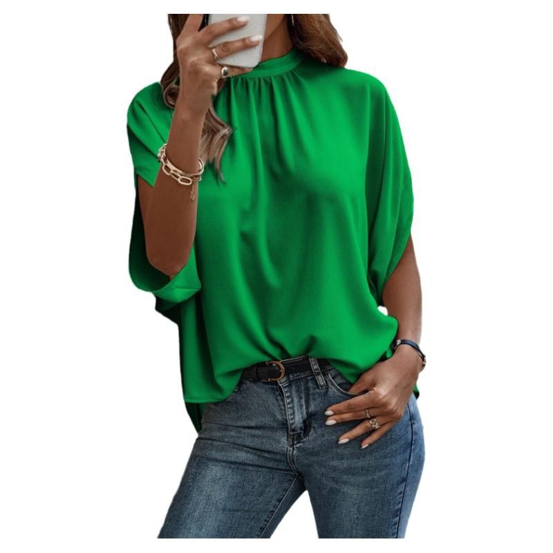 Camiseta tipo jersey para mujer