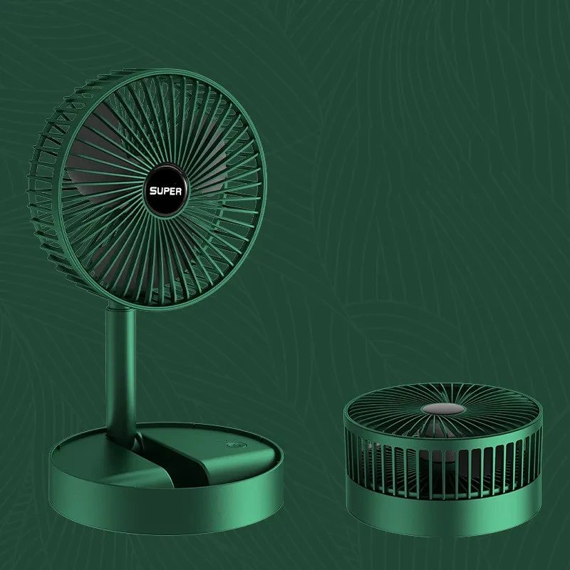 Ventilador telescópico plegable con carga USB