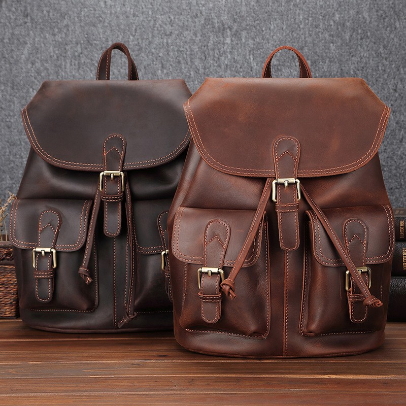 Bolso de viaje de cuero de gran capacidad para el ocio