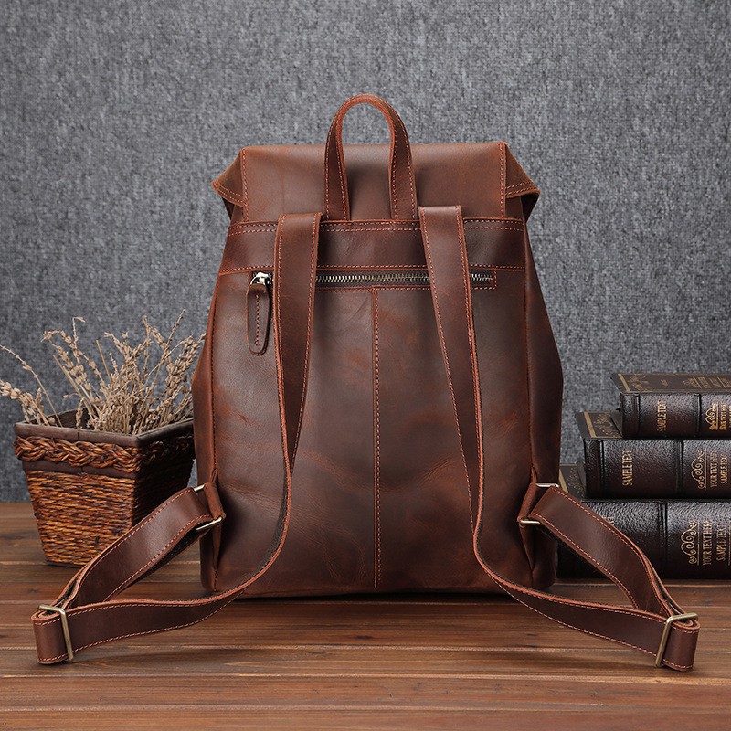 Bolso de viaje de cuero de gran capacidad para el ocio