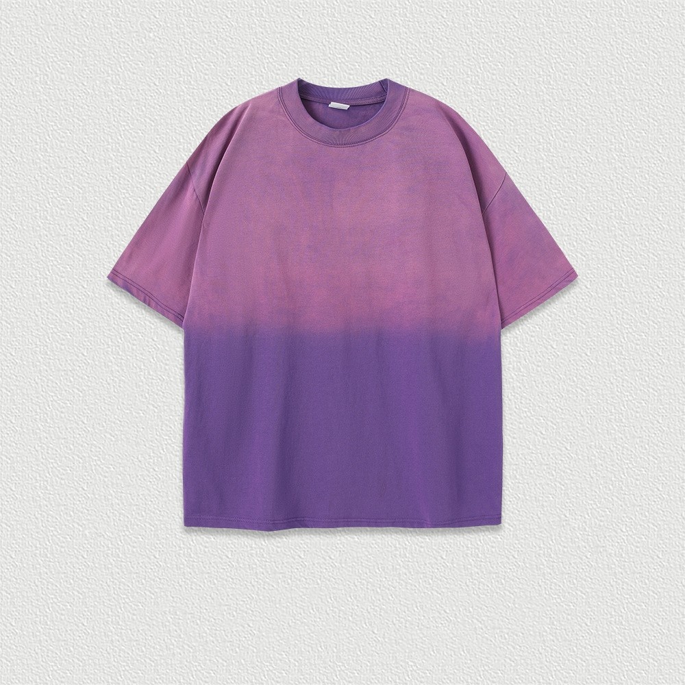 Camiseta retro con degradado para hombre