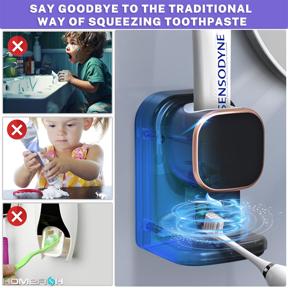 Dispensador automático de pasta de dientes por inducción