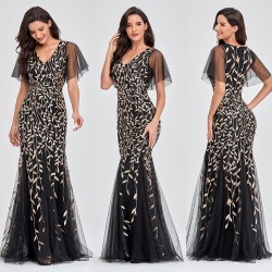 Vestido elegante de talla grande para mujer