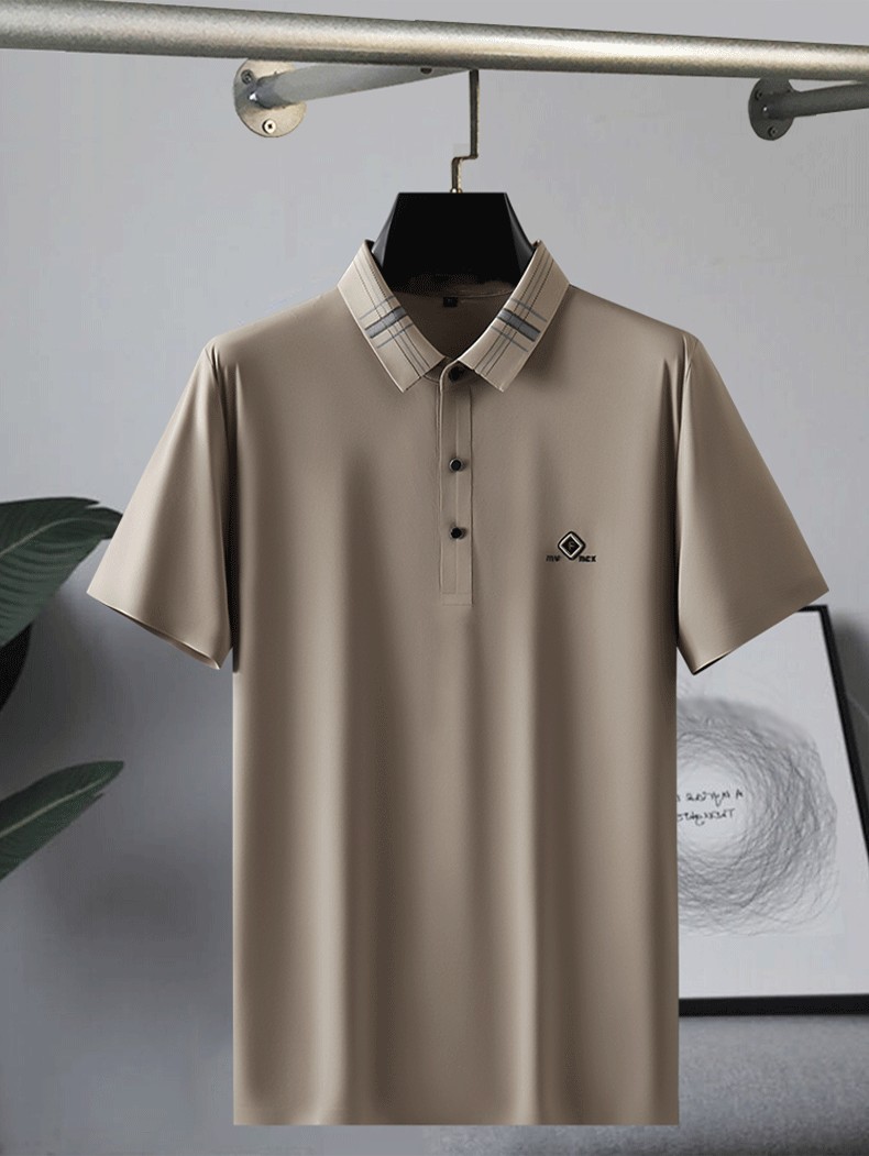 Polo de color en contraste CoolBreeze