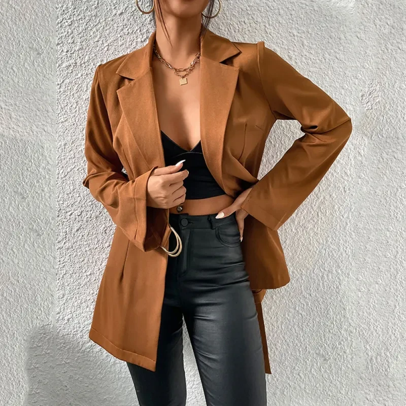 Chaqueta de traje de temperamento para mujer