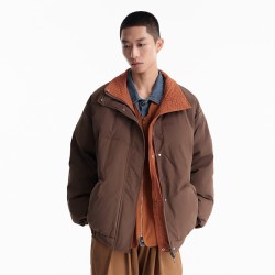 Chaqueta de plumón de dos caras para hombre